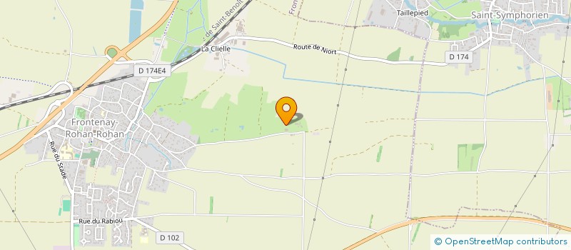 localisation de l'entreprise DENIS MERIT  FRONTENAY-ROHAN-ROHAN