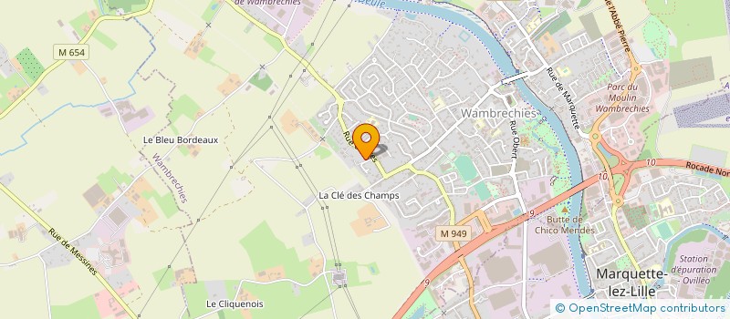 localisation de l'entreprise DENIS MIRAN CONSEILS à WAMBRECHIES