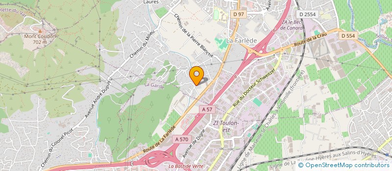 localisation de l'entreprise DENIS MISO  LA FARLEDE