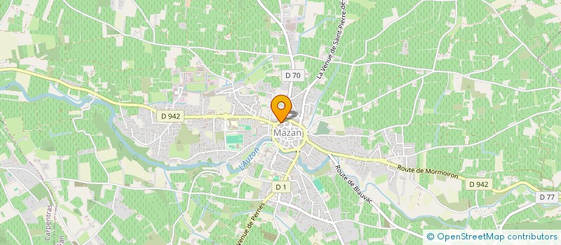 localisation de l'entreprise DENIS - MON EPICIER à MAZAN
