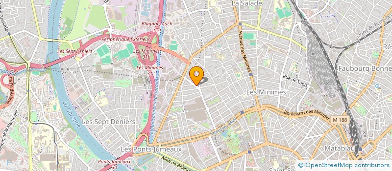 localisation de l'entreprise DENIS MOREAU DISTRIBUTION  TOULOUSE