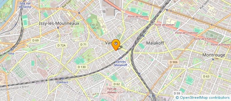 localisation de l'entreprise DENIS OLLIVIER CONSEIL  VANVES