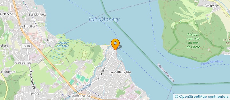 localisation de l'entreprise DENIS OPERA  SAINT-JORIOZ