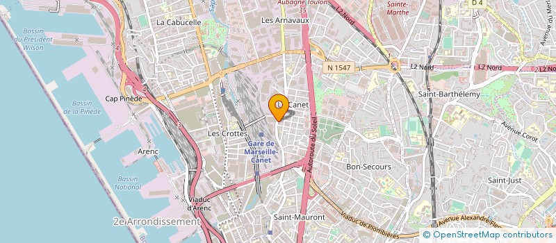 localisation de l'entreprise DENIS PAPIN à MARSEILLE