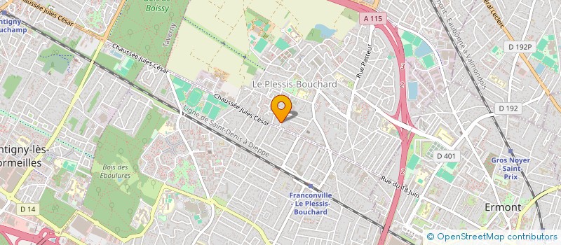 localisation de l'entreprise DENIS PAPIN-92 à LE PLESSIS-BOUCHARD