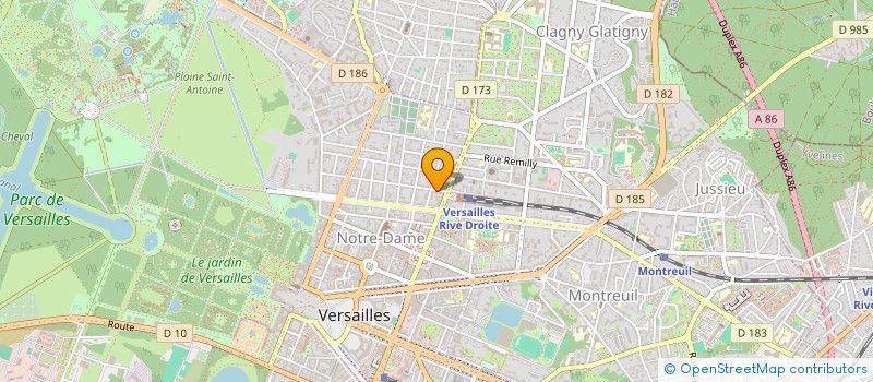localisation de l'entreprise DENIS PATRIMOINE à VERSAILLES