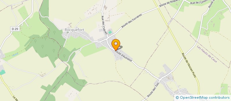 localisation de l'entreprise DENIS PUJOS CONSEIL  ROCQUEFORT