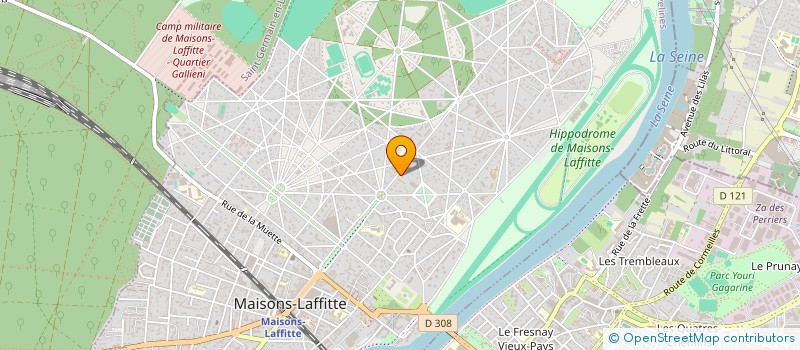 localisation de l'entreprise DENIS SAIZ ARCHITECTURE  MAISONS-LAFFITTE