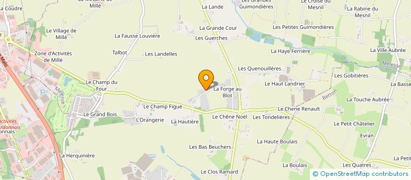 localisation de l'entreprise DENIS-SAN IMMO  MELESSE