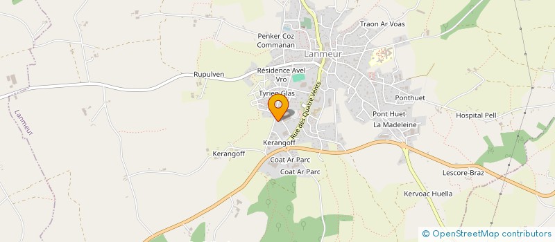 localisation de l'entreprise DENIS SEITE à LANMEUR