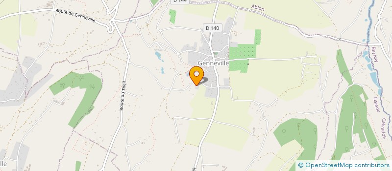 localisation de l'entreprise DENIS SENECAL  GENNEVILLE