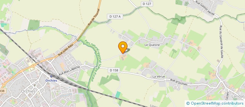 localisation de l'entreprise DENIS TAXI  LANDAS