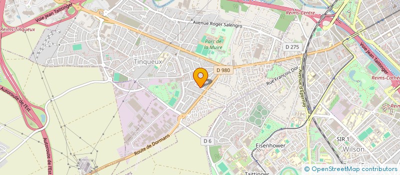 localisation de l'entreprise DENIS-VAUCHELIN  TINQUEUX