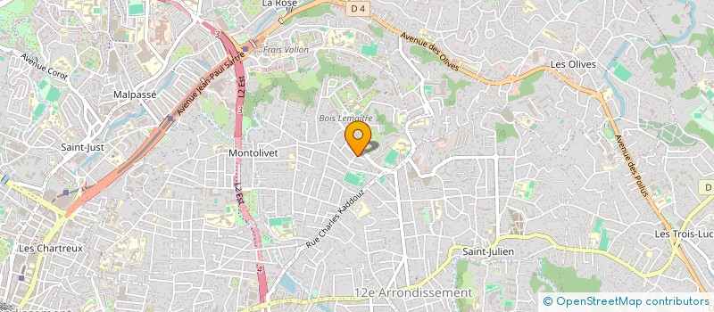 localisation de l'entreprise DENISA FLAMENCO à MARSEILLE