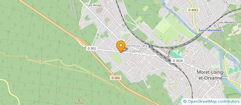 localisation de l'entreprise DENISA M  MORET-LOING-ET-ORVANNE