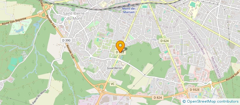 localisation de l'entreprise DENISDO à MONT-DE-MARSAN