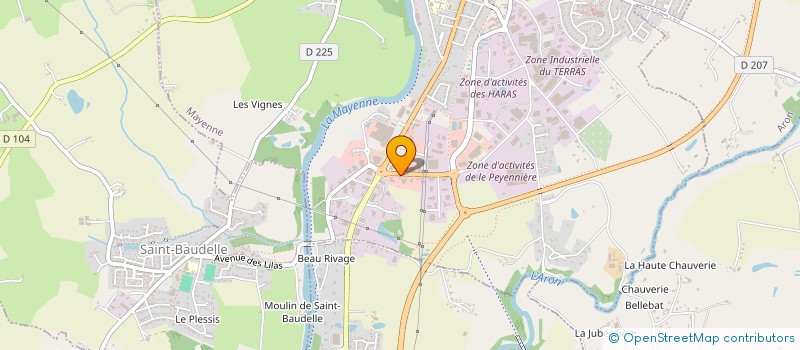 localisation de l'entreprise DENISE  MAYENNE