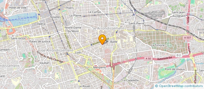 localisation de l'entreprise DENISE BURGER à MARSEILLE