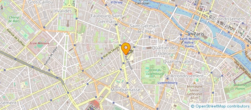 localisation de l'entreprise DENISE CHARPENTIER  PARIS