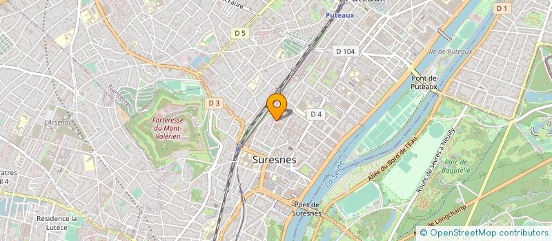 localisation de l'entreprise DENISE LAUTER à SURESNES