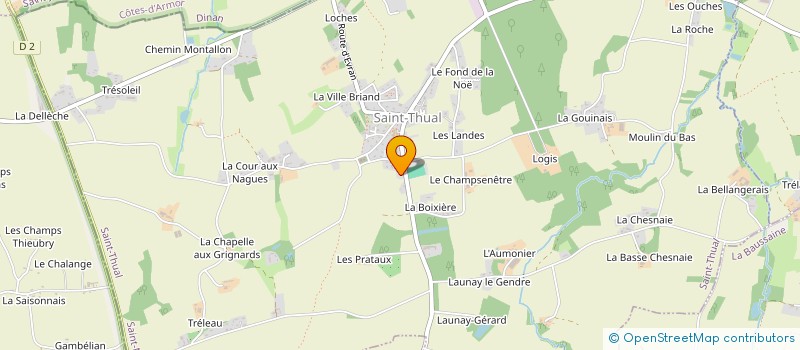 localisation de l'entreprise DENISE LIOTE & FRIENDS  TRANS-LA-FORET