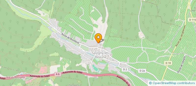 localisation de l'entreprise DENISE M.  SAVIGNY-LES-BEAUNE