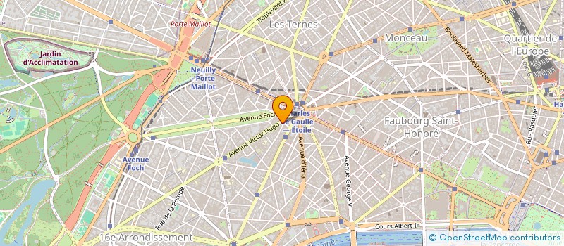 localisation de l'entreprise DENISE MARQUET DE VASSELOT  PARIS