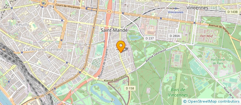 localisation de l'entreprise DENISE PATARIN à SAINT-MANDE