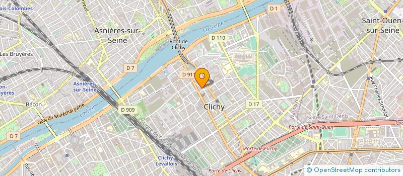 localisation de l'entreprise DENISE STALTER à CLICHY