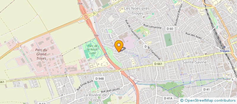 localisation de l'entreprise DENISEDENICE  SAINTE-SAVINE