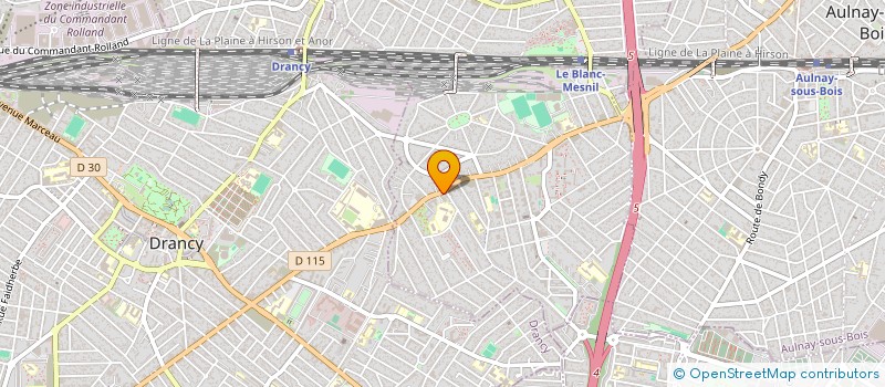 localisation de l'entreprise DENISIEN à LE BLANC-MESNIL