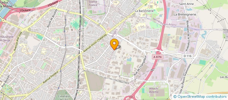 localisation de l'entreprise DENISREVE  SAINT-BARTHELEMY-D'ANJOU