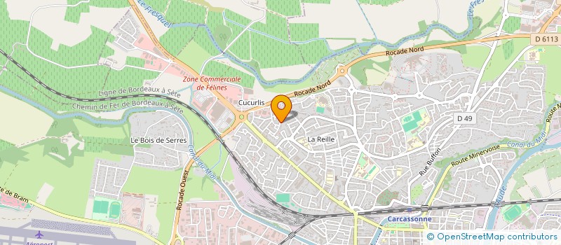 localisation de l'entreprise DENISS à CARCASSONNE