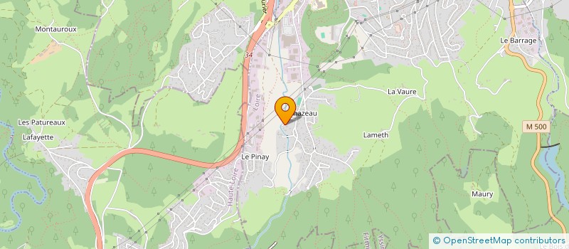 localisation de l'entreprise DENISY  FIRMINY