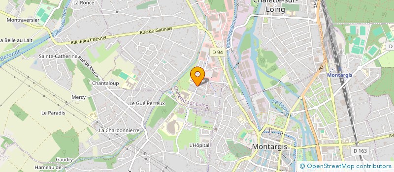 localisation de l'entreprise DENIVEAU SARL à CHALETTE-SUR-LOING