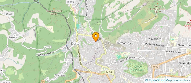 localisation de l'entreprise DENIVELES EDITIONS à DURTOL