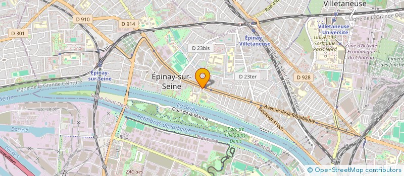 localisation de l'entreprise DENIZ à EPINAY-SUR-SEINE