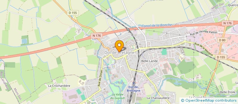 localisation de l'entreprise DENIZ  DOL-DE-BRETAGNE