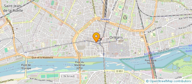 localisation de l'entreprise DENIZ à ORLEANS