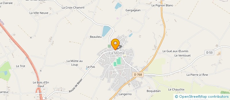 localisation de l'entreprise DENIZ à LA MOTTE