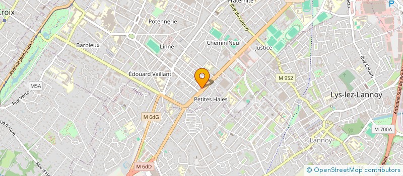 localisation de l'entreprise DENIZ à ROUBAIX