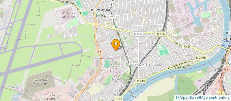 localisation de l'entreprise DENIZ  VILLENEUVE-LE-ROI