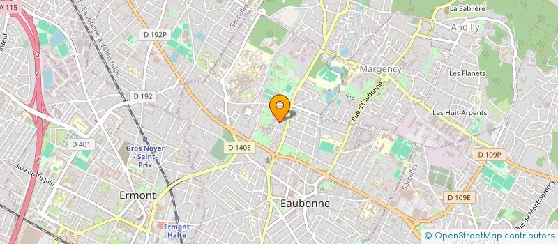 localisation de l'entreprise DENIZ à EAUBONNE