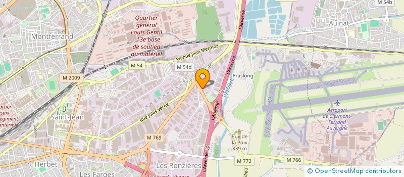 localisation de l'entreprise DENIZ AUTOMOBILES  CLERMONT-FERRAND