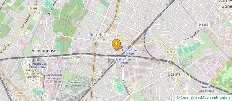 localisation de l'entreprise DENIZ BAT à PIERREFITTE-SUR-SEINE
