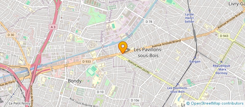 localisation de l'entreprise DENIZ CONDUITE  LES PAVILLONS-SOUS-BOIS