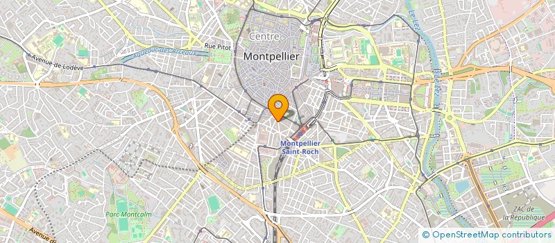 localisation de l'entreprise DENIZ'CREA à MONTPELLIER