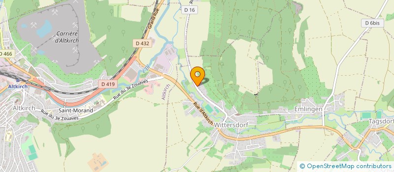 localisation de l'entreprise DENIZ-HASRET  WALHEIM