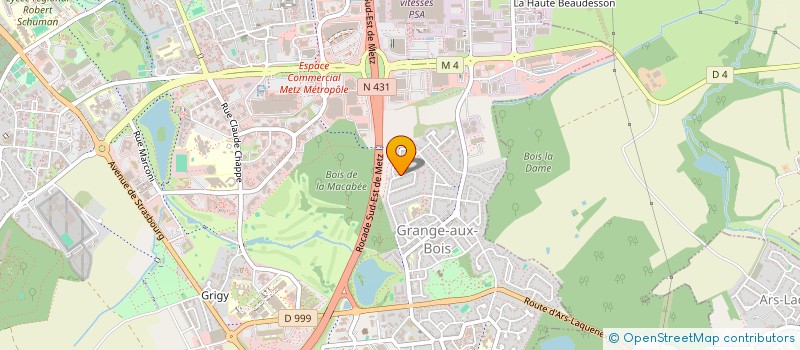 localisation de l'entreprise DENIZ II  METZ