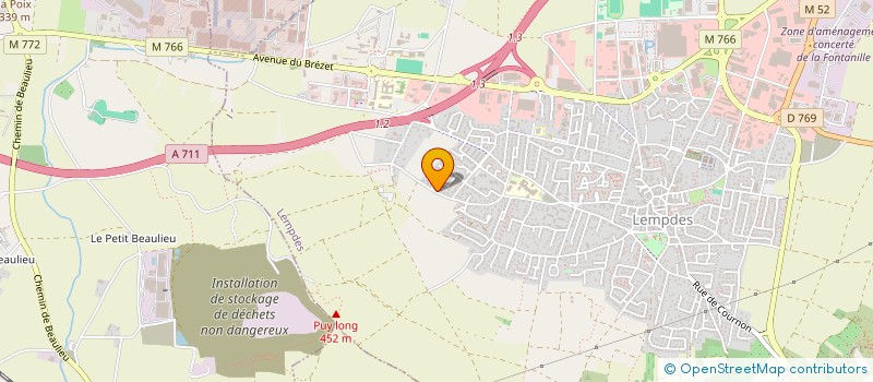 localisation de l'entreprise DENIZ IMMO  LEMPDES